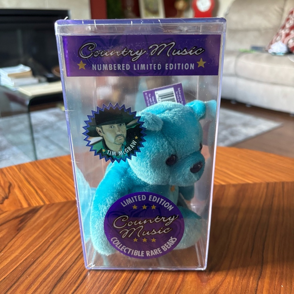 👛 (ANY 2/$30) NEW COUNTRY MUSIC Numbered Limited Edition TIM McGRAW Bear